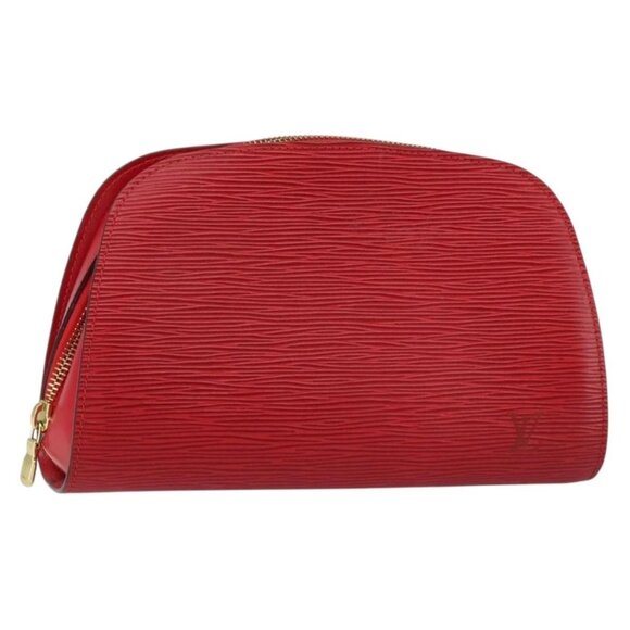 Louis Vuitton Handbags - LOUIS VUITTON Epi Dauphine MM Pouch Red